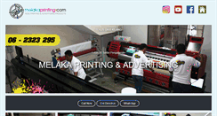 Desktop Screenshot of melakaprinting.com